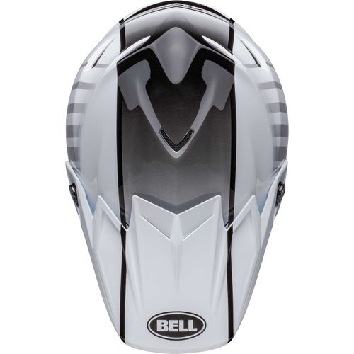 קסדת בל אדום / לבן  - BELL MOTO FLEX9S SPRINT 