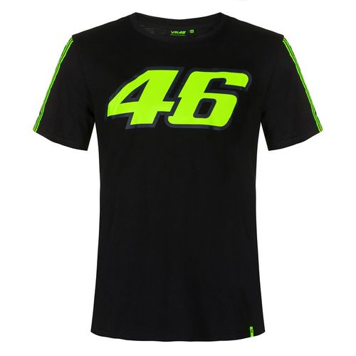חולצה קצרה ולנטינו רוסי ימאהה שחור - VR46 YAMAHA BLACK T-SHIRT