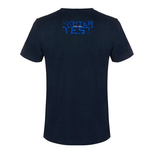 חולצה קצרה ולנטינו רוסי כחול  VR46 WINTER TEST T-SHIRT 