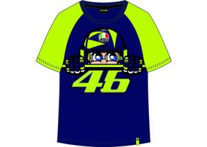 חולצת ילדים ולנטינו רוסי כחול / צהוב VR46 KIDS T-SHIRT