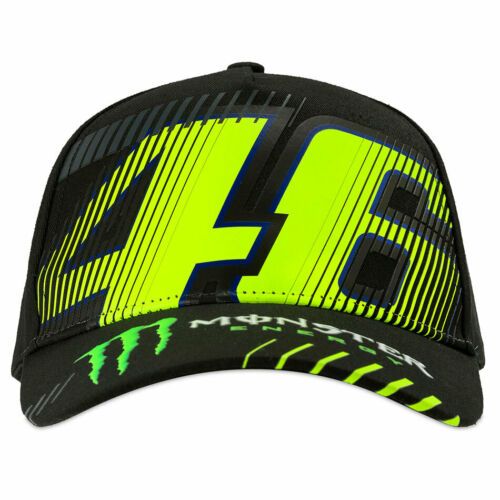 כובע ולנטינו רוסי שחור VR46 MONSTER ENERGY