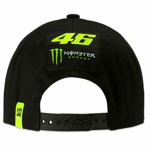 כובע ולנטינו רוסי שחור VR46 MONSTER ENERGY