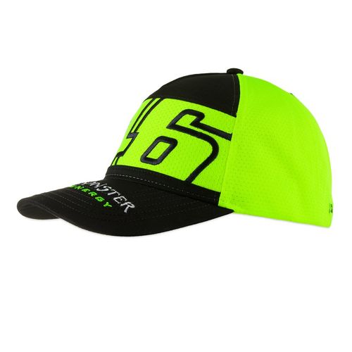 כובע ולנטינו רוסי שחור / צהוב VR46 DUAL 46 MONSTER ENERGY CAP 112