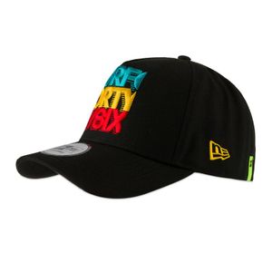 כובע ולנטינו רוסי שחור / צבעוני VR46 NEW ERAVRFORTYSIX CAP