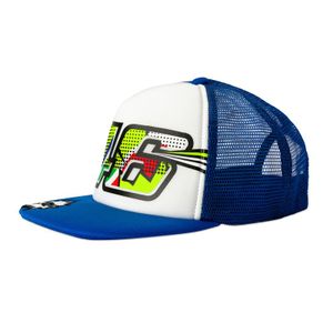 כובע ילדים ולנטינו רוסי כחול / לבן VR46 KID 46 POP ART CAP