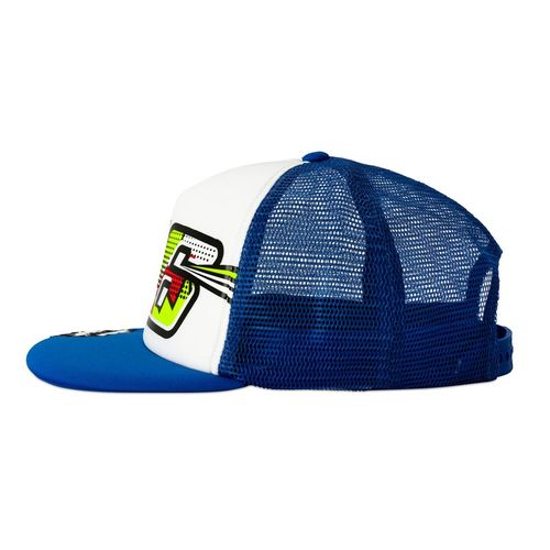 כובע ילדים ולנטינו רוסי כחול / לבן VR46 KID 46 POP ART CAP