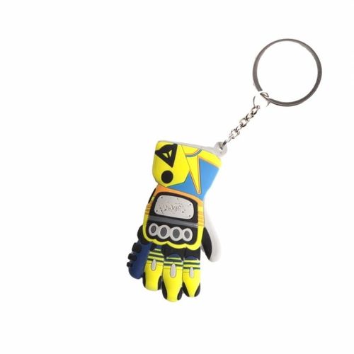 מחזיק מפתחות ולנטינו רוסי צהוב - VR46 RUBBER GLOVE KEY HOLDER