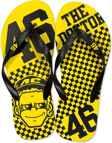 כפכפים צהוב / שחור - VR46 SANDALS