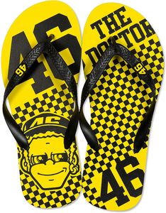 כפכפים צהוב / שחור - VR46 SANDALS
