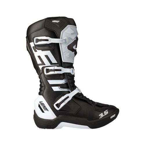 מגף ילדים ליט שחור / לבן - LEATT MOTO BOOTS 3.5 JR