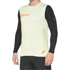 גופיית רכיבה 100% צהוב  - 100% R-CORE JERSEY