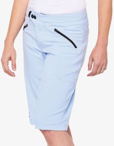 מכנס רכיבה קצר לנשים 100% כחול - RIDECAMP SHORTS