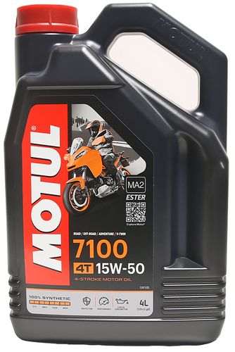 שמן מנוע 4 פעימות 15W50 מוטול 4 ליטר - MOTUL 7100 15W50 4L