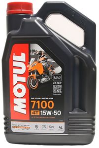 שמן מנוע 4 פעימות 15W50 מוטול 4 ליטר - MOTUL 7100 15W50 4L