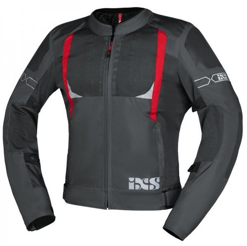 מעיל קיץ ספורטיבי אפור / אדום  - IXS SPORTS JACKET TRIGONIS
