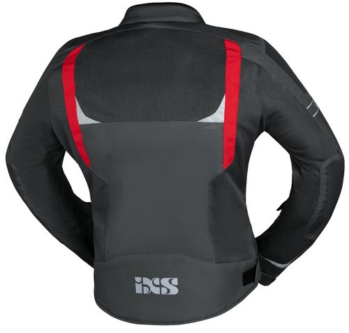 מעיל קיץ ספורטיבי אפור / אדום  - IXS SPORTS JACKET TRIGONIS