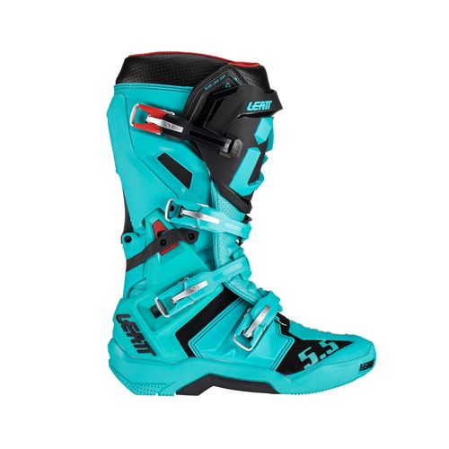 מגף רכיבה ליט תכלת -  LEATT BOOTS GPX FLEXLOCK 5.5 FUEL