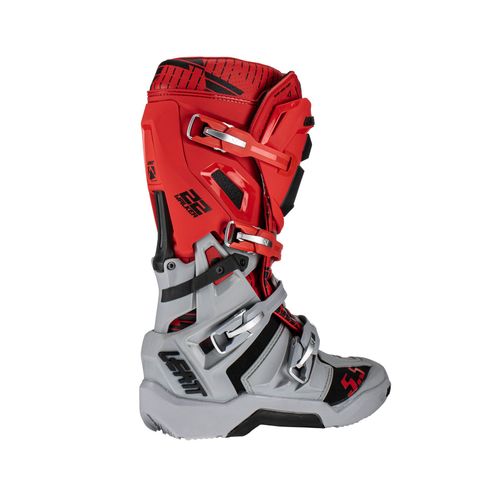 מגף רכיבה ליט עם סוליית אנדורו אדום / אפור -   LEATT BOOTS FLEXLOCK 5.5 ENDURO JW22 