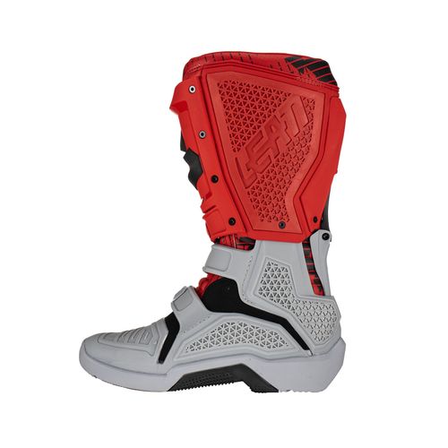מגף רכיבה ליט עם סוליית אנדורו אדום / אפור -   LEATT BOOTS FLEXLOCK 5.5 ENDURO JW22 