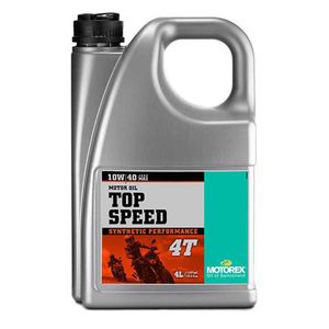 שמן מנוע מוטורקס 4 פעימות 10W40 נפח 4 ליטר - MOTOREX TOP SPEED 4T