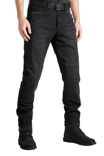 ג'ינס ממוגן לרכיבה פנדו שחור - PANDO BOSS DYN JEANS