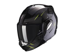 קסדת סקורפיון נפתחת שחור / צהוב - SCORPION EXO-TECH PULSE