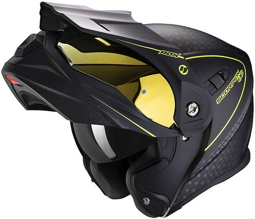 קסדה דו שימושית צהוב / שחור  - SCORPION EXO ADX-1 HORIZON
