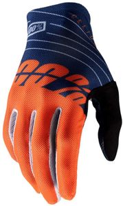 כפפות רכיבה 100% כתום / כחול - CELIUM GLOVE