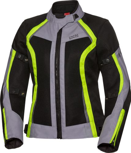 מעיל קיץ לנשים שחור / צהוב - IXS ANDORRA AIR