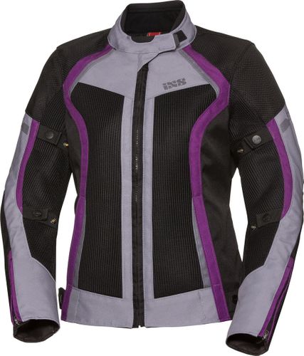 מעיל קיץ לנשים שחור / סגול - IXS ANDORRA AIR