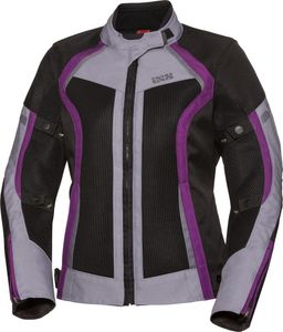 מעיל קיץ לנשים שחור / סגול - IXS ANDORRA AIR