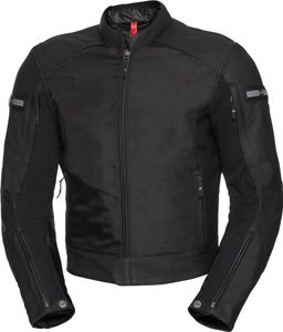 מעיל עור / בד אי איקס אס שחור - IXS TOUR LT ST