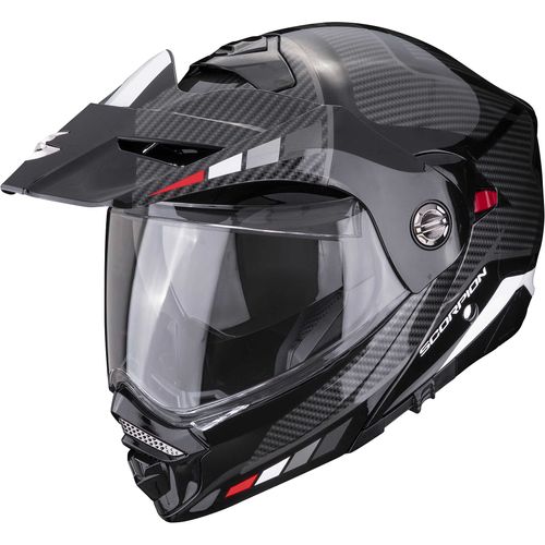 קסדה דו שימושית אדום / כסוף - SCORPION EXO ADX- 2 CAMINO
