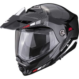 קסדה דו שימושית אדום / כסוף - SCORPION EXO ADX- 2 CAMINO