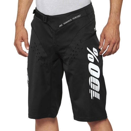 מכנס רכיבה קצר לאופניים שחור  100% R-CORE DH V23