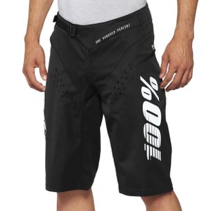 מכנס רכיבה קצר לאופניים שחור  100% R-CORE DH V23