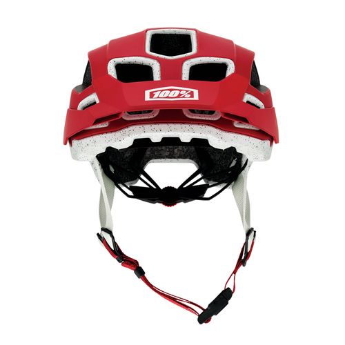 קסדת אול מאונטיין לאופניים 100% אדום / לבן  -  ALTEC FIDLOCK
