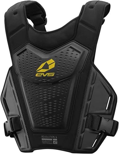 מגן חזה אי וי אס שחור / צהוב - EVS REVO 4 ROOST DEFLECTOR