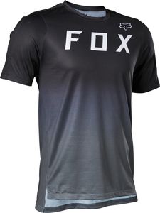 חולצת רכיבה קצרה פוקס שחור - FOX RACING FLEXAIR PRO SHORT SLEEVE JERSEY