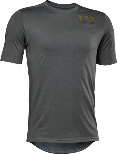 חולצת רכיבה קצרה פוקס אפור - FOX RACING RANGER SS DR JERSEY