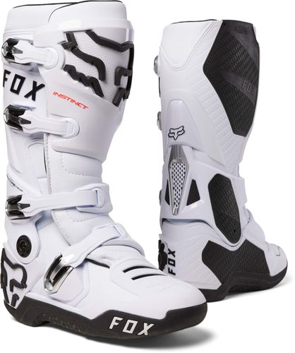 מגף רכיבה פוקס אינסטינקט 2.0 לבן - FOX INSTINCT 2.0 V23 