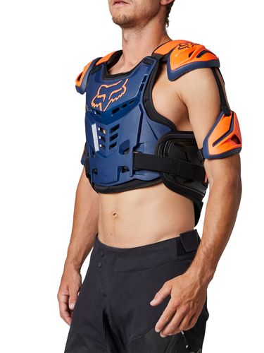 מגן חזה פוקס רפטור כתום / כחול - FOX RAPTOR VEST V23
