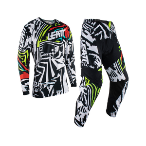 חליפת ילדים ליט 3.5 צבעוני - LEATT MOTO 3.5 RIDE JR ZEBRA V23