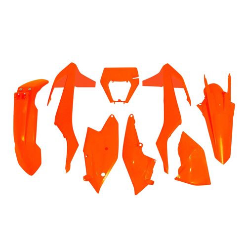 קיט פלסטיקה לאופנועי קטמ ריסטק כתום - RACETECH KTM EXC 17-19 