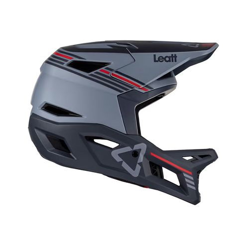 קסדת אינדורו מלאה לאופניים ליט כסוף  -  LEATT MTB 4.0 TITANIUM V23