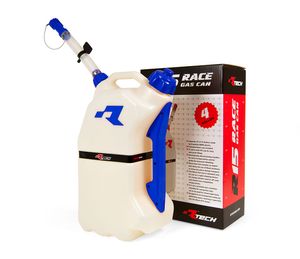 מיכל דלק 15L עם צינור מילוי גמיש כחול - RTECH 15L TANK