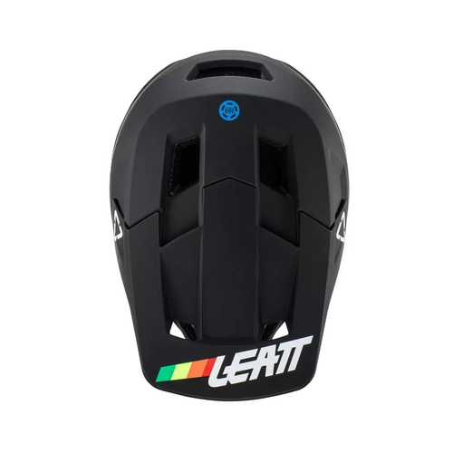 קסדת דאון היל מלאה ליט שחור  - LEATT MTB 1.0 GRAVITY V23