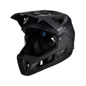 קסדת אנדורו מתפרקת לאופניים ליט שחור - LEATT MTB 4.0 ENDURO V23