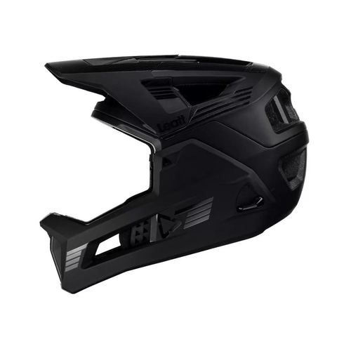 קסדת אנדורו מתפרקת לאופניים ליט שחור - LEATT MTB 4.0 ENDURO V23