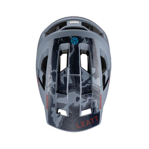 קסדת אול מאונטיין לאופניים ליט אפור -  LEATT MTB ALL MOUNTAIN 4.0 TITANIUM V23